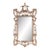 1970s Italian LaBarge Chinese Chippendale Carved Wood Pagoda Mirror For Sale