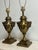 Brass Pair of Brass Mid Century Regency Style Table Lamps With Ram Heads For Sale - Image 8 of 10