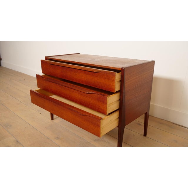 Vintage Danish Chest of Drawers in Teak, 1960s For Sale - Image 12 of 15