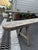 These two oak benches, very similar in design, make a charming mismatched pair. They differ slightly in height and width,...