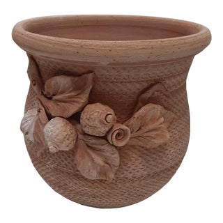 Vintage Italian Terracotta Pot For Sale