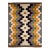 Vintage Navajo Rug, Eye Dazzler Pattern, Wool & Cotton, Native American Wall Art, 3x4 For Sale