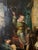 Framed Oil on Canvas "Boy on Saddle", Mid-20th Century