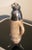 A rare and beautiful Italian lacquered goatskin carafe by Aldo Tura. The beautiful goatskin is in a taupe color with a...