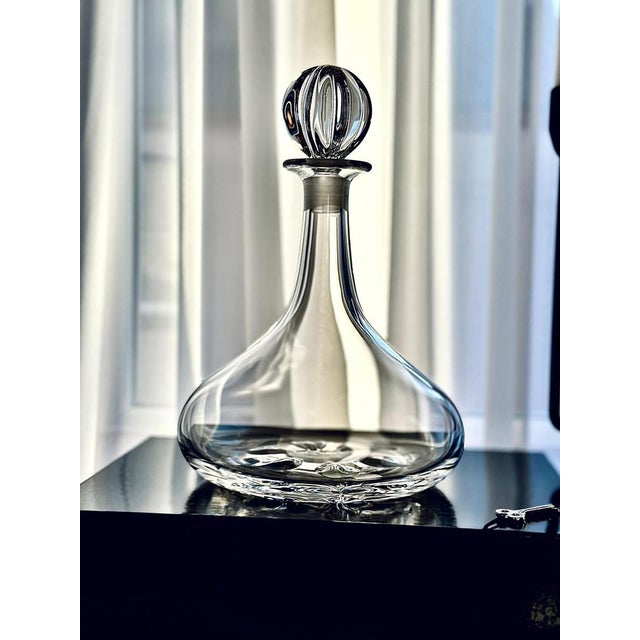 1970s Swedish Ships Decanter by Nils Landberg for Orrefors, 1970s For Sale - Image 5 of 5