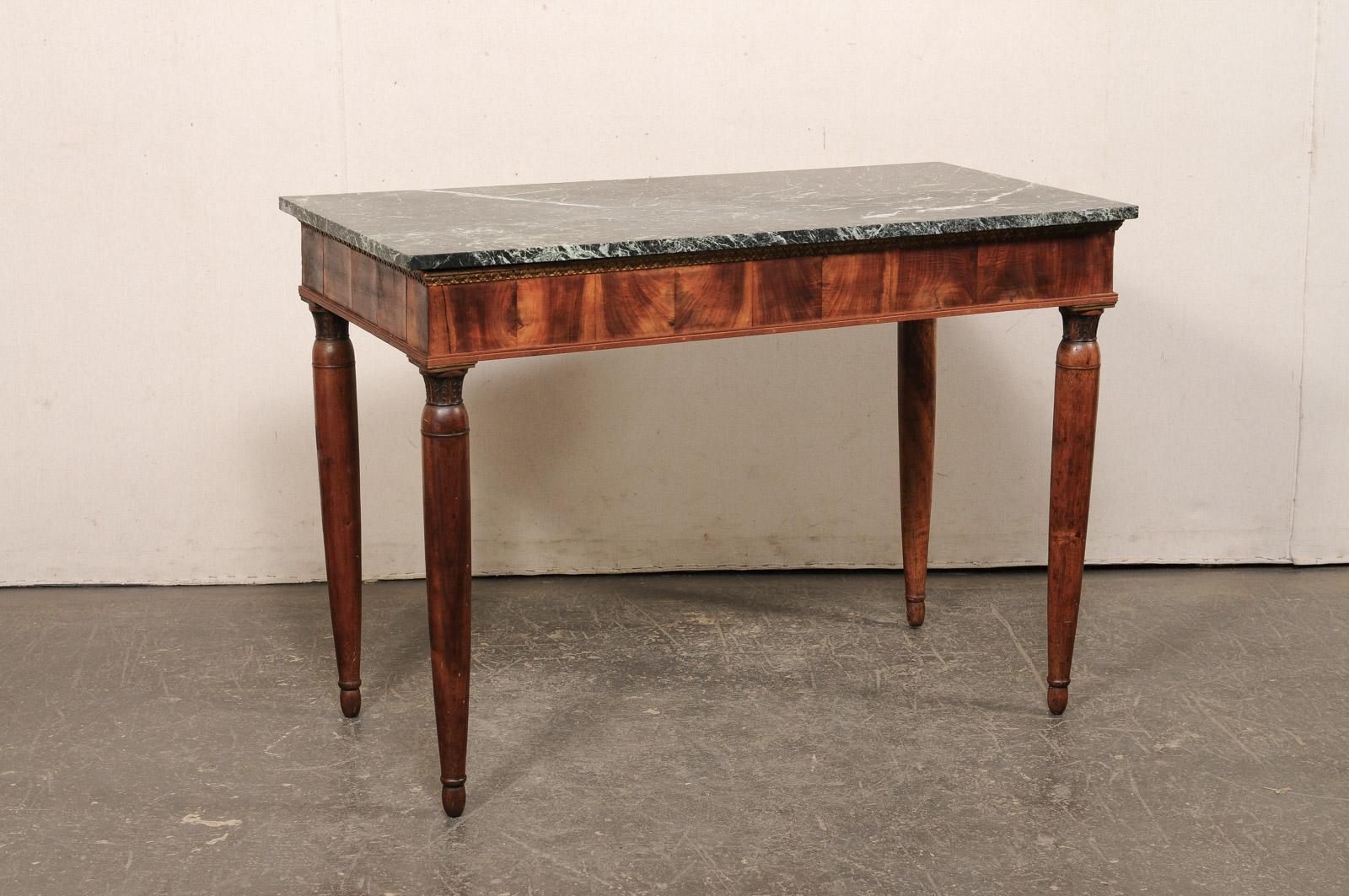 Early 19th C. French Marble Top Console | Chairish
