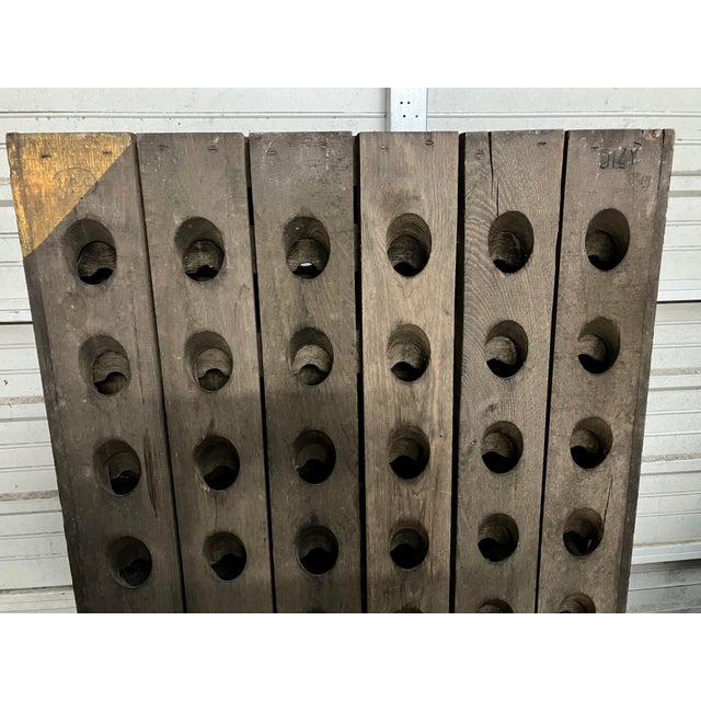 1980s French Country Wine Riddling Rack For Sale - Image 10 of 12