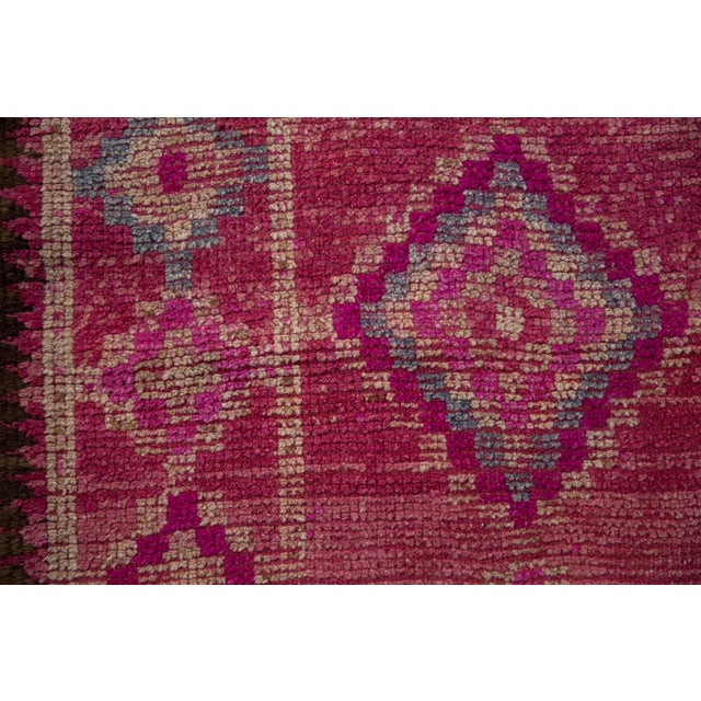 1980s Vintage Distressed Kurd Rug Runner - 3'3" x 10'8" For Sale - Image 5 of 9