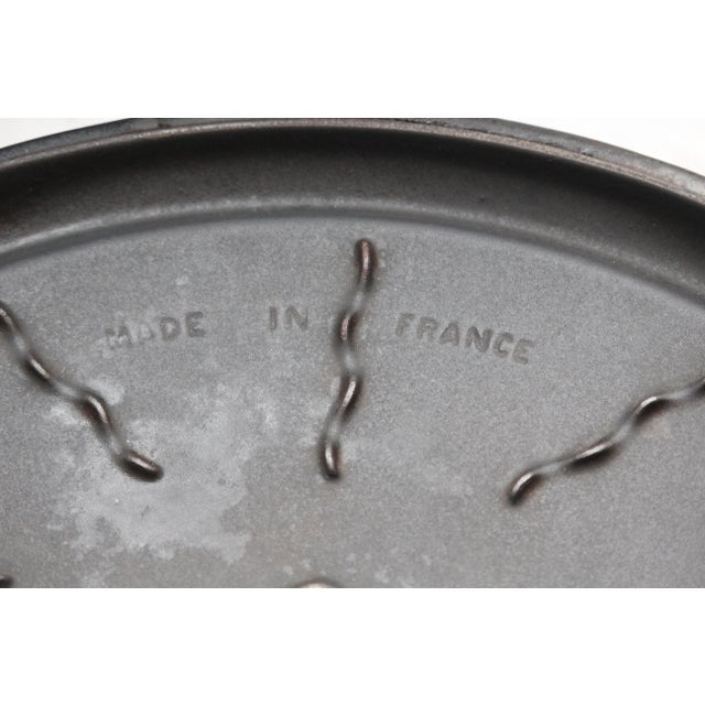 Blue Cast Iron Enamelled Casserole by Paul Bocuse, 2000s For Sale - Image 15 of 18