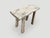 2010s Andrianna Shamaris Wabi Sabi Teak Wood Small Bench or Stool For Sale - Image 5 of 5