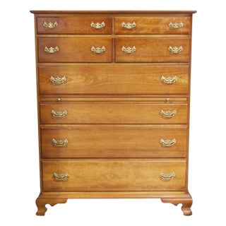 Leopold Stickley Colonial Style Chest of Drawers - Cherry For Sale