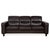 Wave Leather Three-Seater in Brown Espresso from Stressless, Set of 2 For Sale - Image 17 of 18