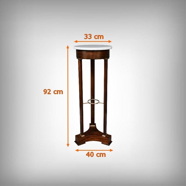 Early 19th Century Directoire Mahogany Side Table For Sale - Image 11 of 12