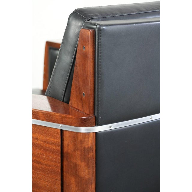 Art Deco Decoforma Series Frank Armchair in Black Cowhide Leather from Schuitema For Sale - Image 13 of 14