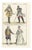 Marshals Villars and Turenne with Louis XVI and Marie Antoinette, 1842, Paper For Sale