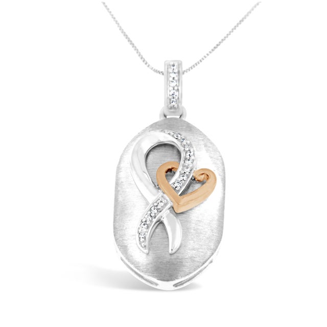 Representing the beautiful expression of the love that you share together, this feminine style pendant is made using...
