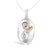 Representing the beautiful expression of the love that you share together, this feminine style pendant is made using...