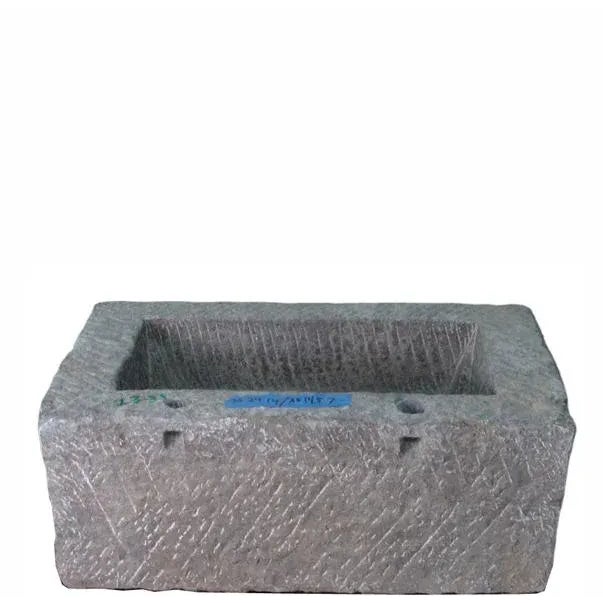 This stone trough is hand carved out one piece of stone and hand chiseled by the locals. This hand made stone planter is...