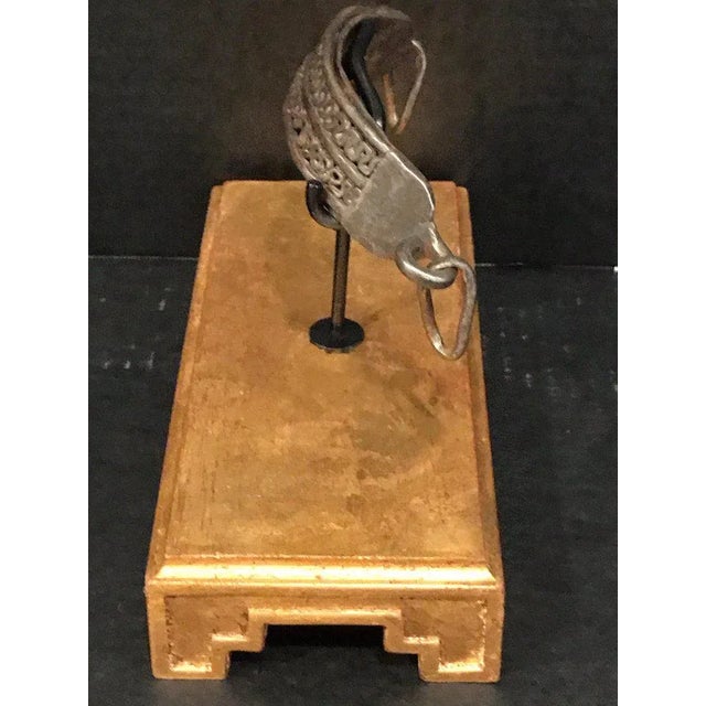 17th Century Iron Dog Collar, Museum Mounted For Sale - Image 10 of 13