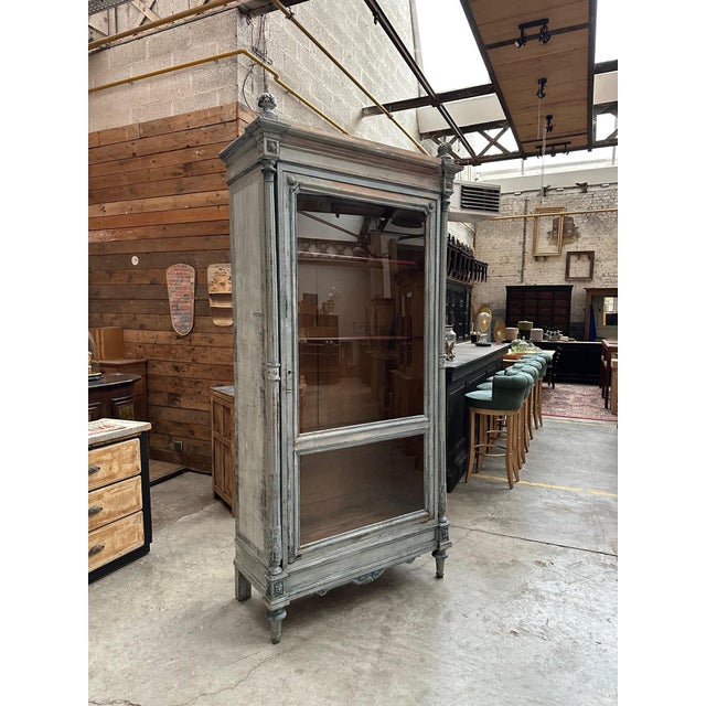 Late 19th Century Patinated Display Cabinet For Sale - Image 8 of 8