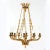 French Empire Style Gilt Bronze Ten Armed Chandelier For Sale - Image 9 of 10