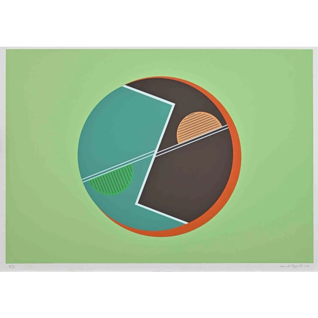 Carmelo Cappello, Structure N.3, Original Screen Print, 1986 For Sale