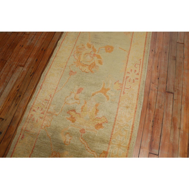Early 21st Century Turkish Oushak Runner - 2'6" x 21' For Sale - Image 11 of 18
