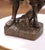 Mid 20th Century Mid-Century French Patinated Bronze Sculpture of a Young Hunter With Hare For Sale - Image 9 of 10