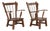 1950s Modernist Windsor Armchairs in the Style of Herman De Vries - Pair For Sale