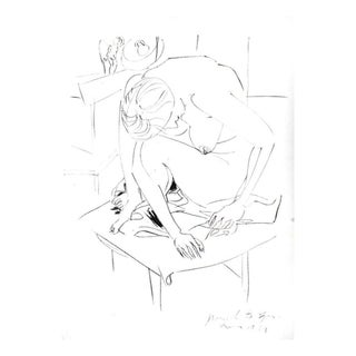 Pericle Fazzini, Nude, 1954, Lithograph For Sale