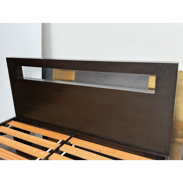 Queen Size West Elm Low Cut Out Bedframe For Sale In San Francisco - Image 6 of 12