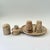 1970s Vintage Fossil Coral Marble Condiment Set With Tray, Salt & Pepper Shakers and Toothpick Holder - Set of 4 For Sale - Image 5 of 12