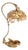 Antique French Art Nouveau Bronze Desk Lamp, 1890 For Sale
