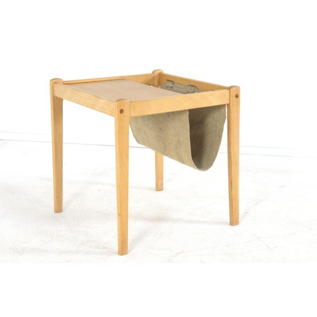 1960s Oak Magazine Rack from BDRD Furbo For Sale - Image 5 of 15