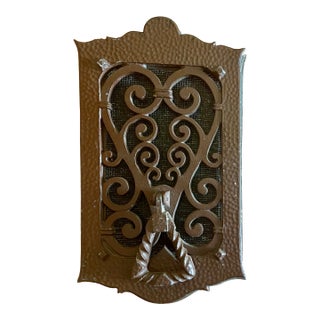 Antique Circa 1930 "Dorgril" One-Piece Speakeasy Door Viewer & Knocker For Sale