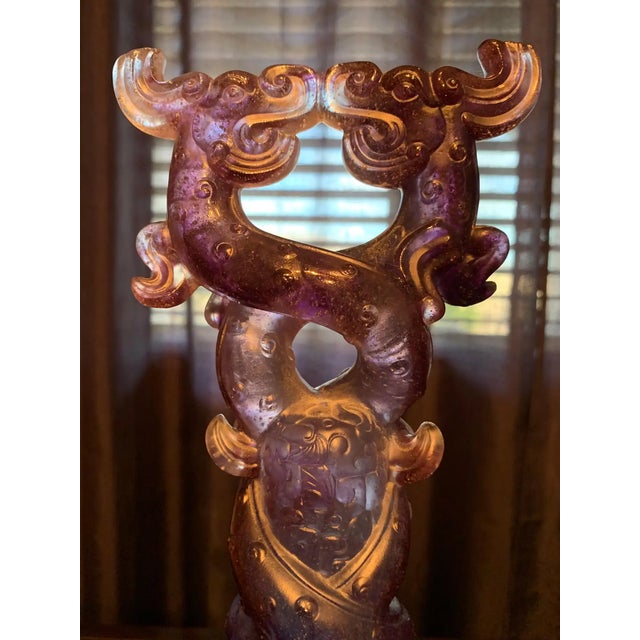 I have never had a piece of glass in the store that god has many compliments and comments as this piece. It is made by...