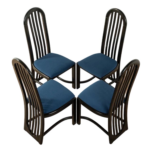 Postmodern Dining Chairs, 1980s, Set of 4 For Sale