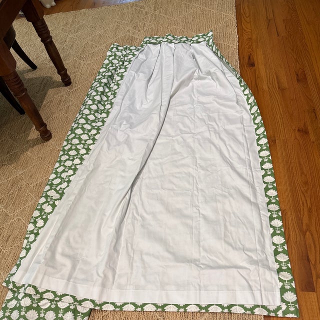 Transitional Custom Pinch Pleat Drapes For Sale - Image 3 of 11