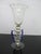 Venetian Hand Blown Art Glass Decorative Tipetto Wine Goblet With Blue Wings For Sale In Portland, OR - Image 6 of 8