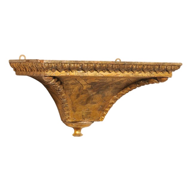 Late 18th C. Gilt Shelf Bracket, France For Sale