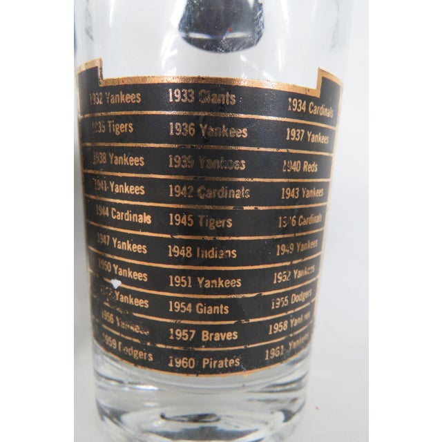 Cera All Time Greats 5pc Set Highball Cocktail Glasses Black With 22k Gold 4994b For Sale - Image 15 of 18