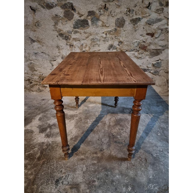 Vintage French Farmhouse Table, 1930s For Sale - Image 12 of 13