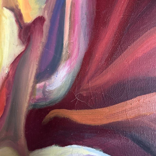 1970’s Abstract Impressionist Nude Figure Painting For Sale In Philadelphia - Image 6 of 7