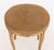 Late 20th Century Louis XV Style Snakeskin Print Upholstered Ottoman For Sale - Image 5 of 7
