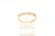 Vintage 14k Yellow Gold Diamond Half-Eternity Band – Size 8.5 For Sale - Image 4 of 7