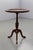 Wood Danish Round Tripod Side Table in Stained Oak by Anton Kildeberg, 1960s For Sale - Image 7 of 17