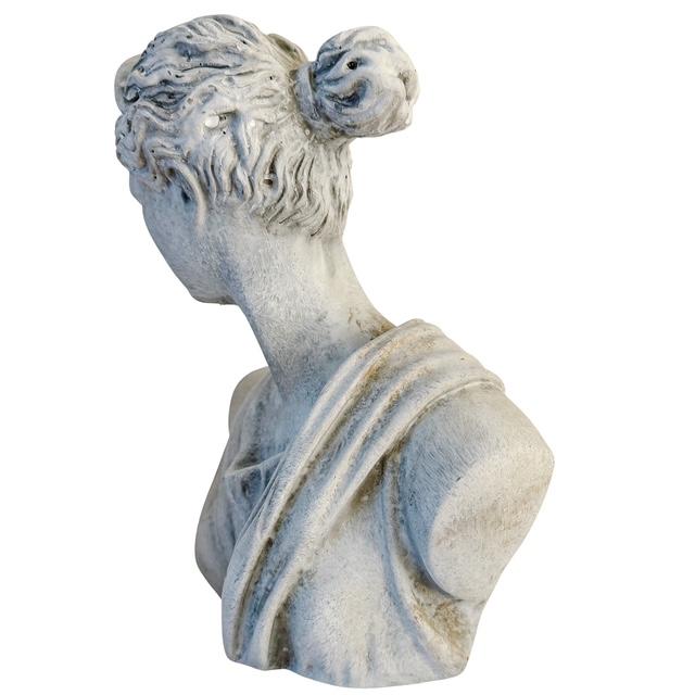 Cast concrete bust depicting of Diana after the Roman marble statue of Diana of Versailles or its Greek equivalent...