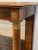 19th Century French Empire Mahogany Console Table With Marble Top and Mirror For Sale - Image 4 of 9