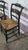 Wood 1980s Set of 4 Hitchcock Dining Room Kitchen Chairs Rush Farmhouse For Sale - Image 7 of 13