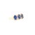 Natural Sapphire Diamond Ring 7 14k W Gold 1.67 TCW Certified For Sale In New York - Image 6 of 12